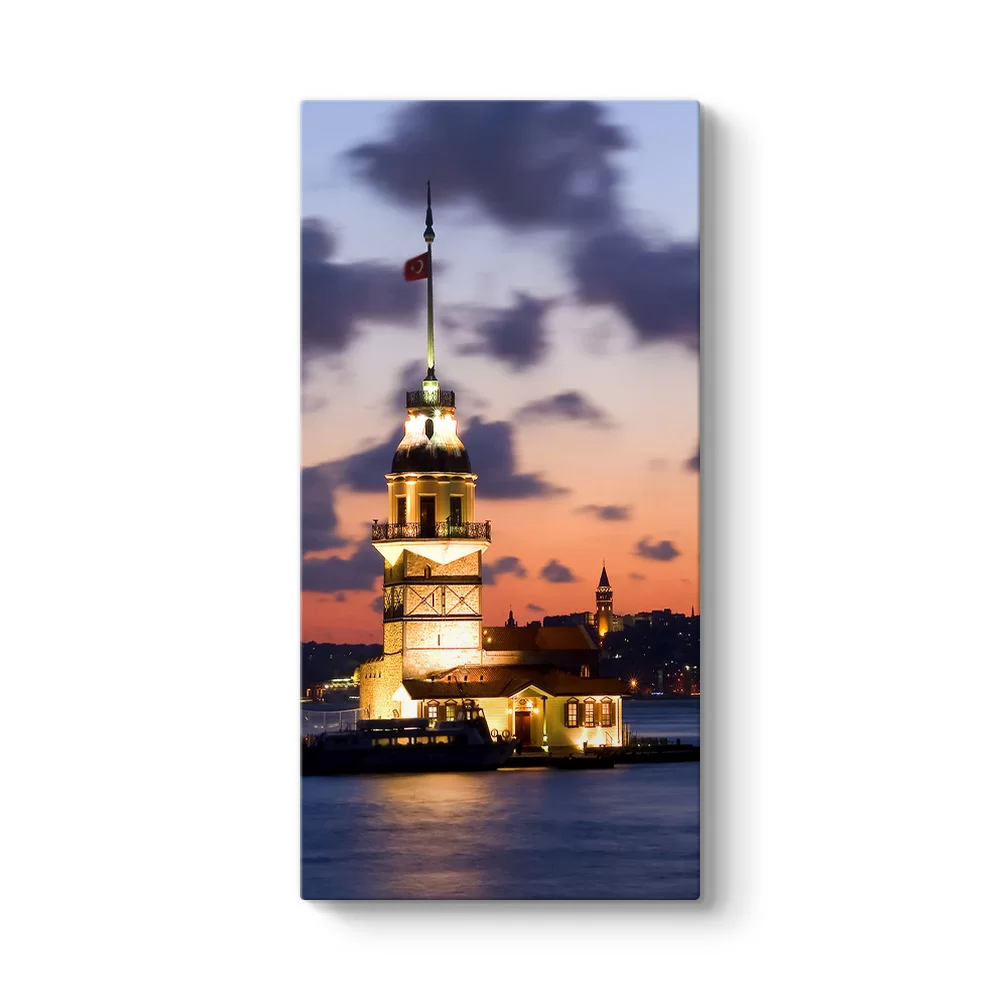 Kız Kulesi Dikey Tablo - Model 7